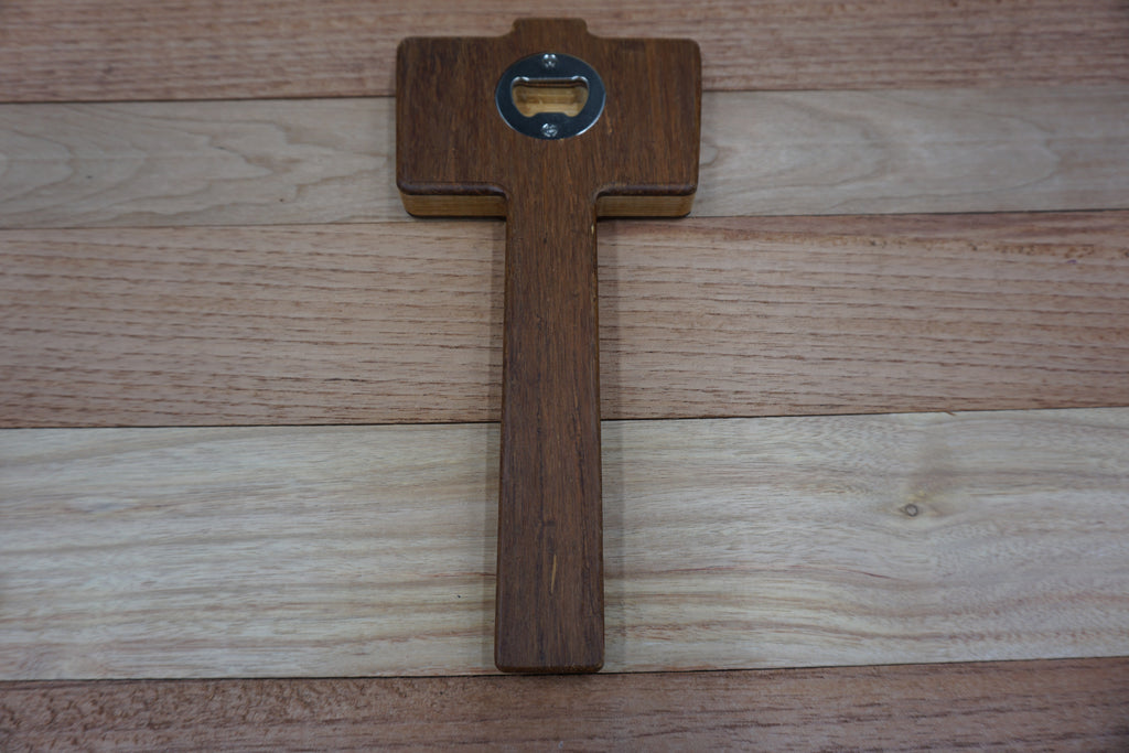 Custom Wood Bottle Opener