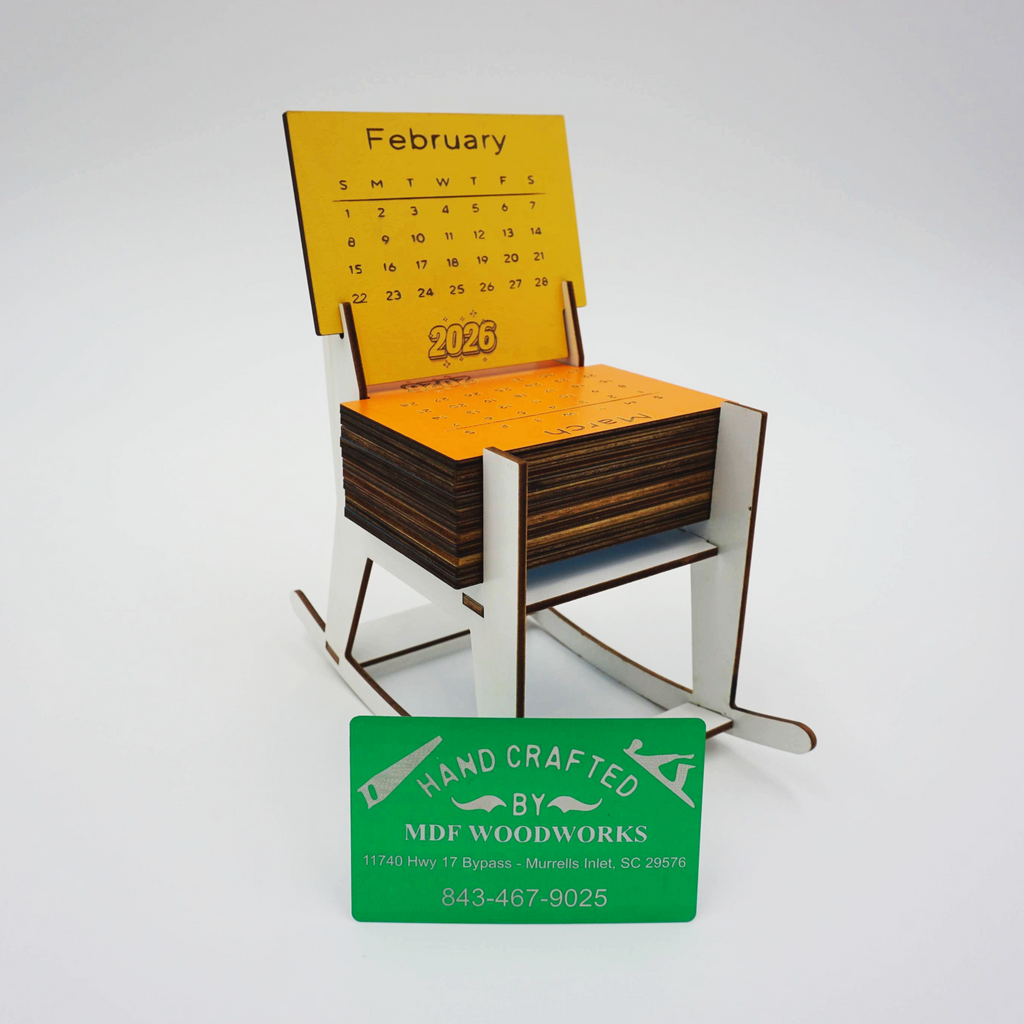 Mini Desktop Chair Calendar 2026-2027