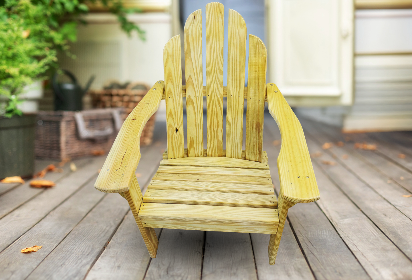 Adirondack Chair Handcrafted Wood