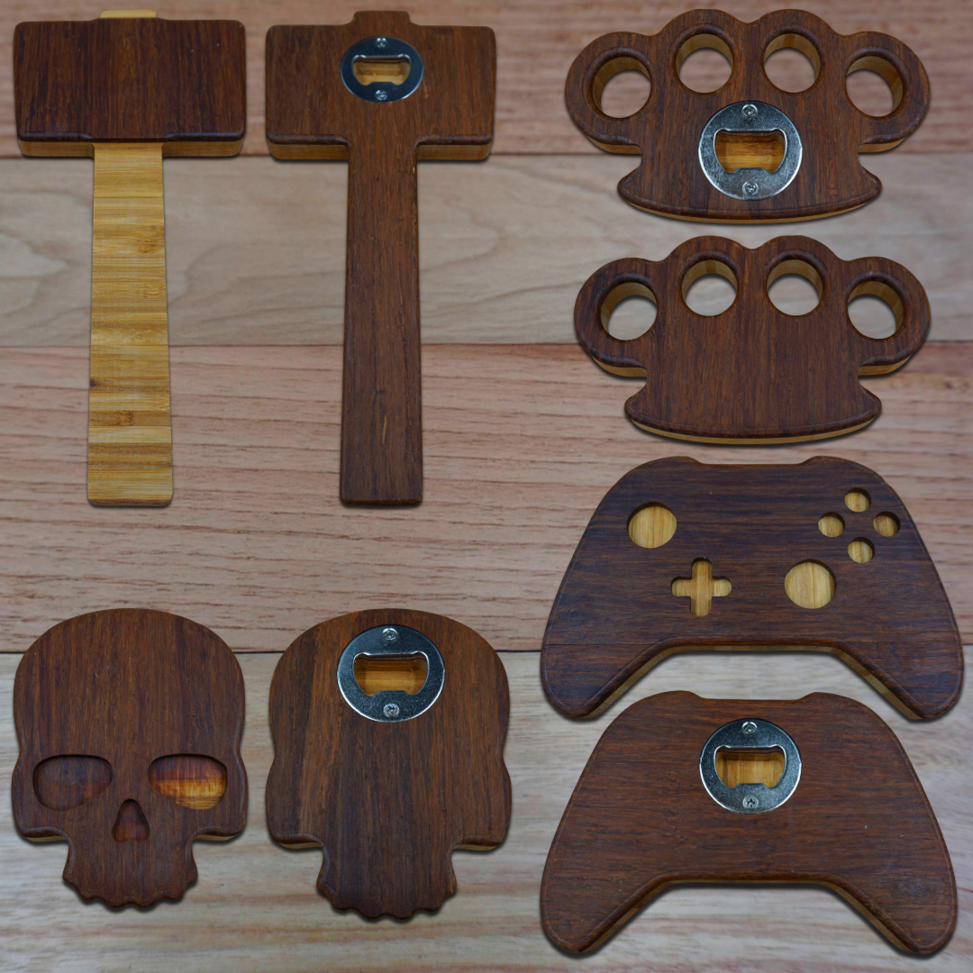 Custom Wood Bottle Opener