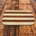 Handcrafted Cheese Board Two-Tone Hard Wood