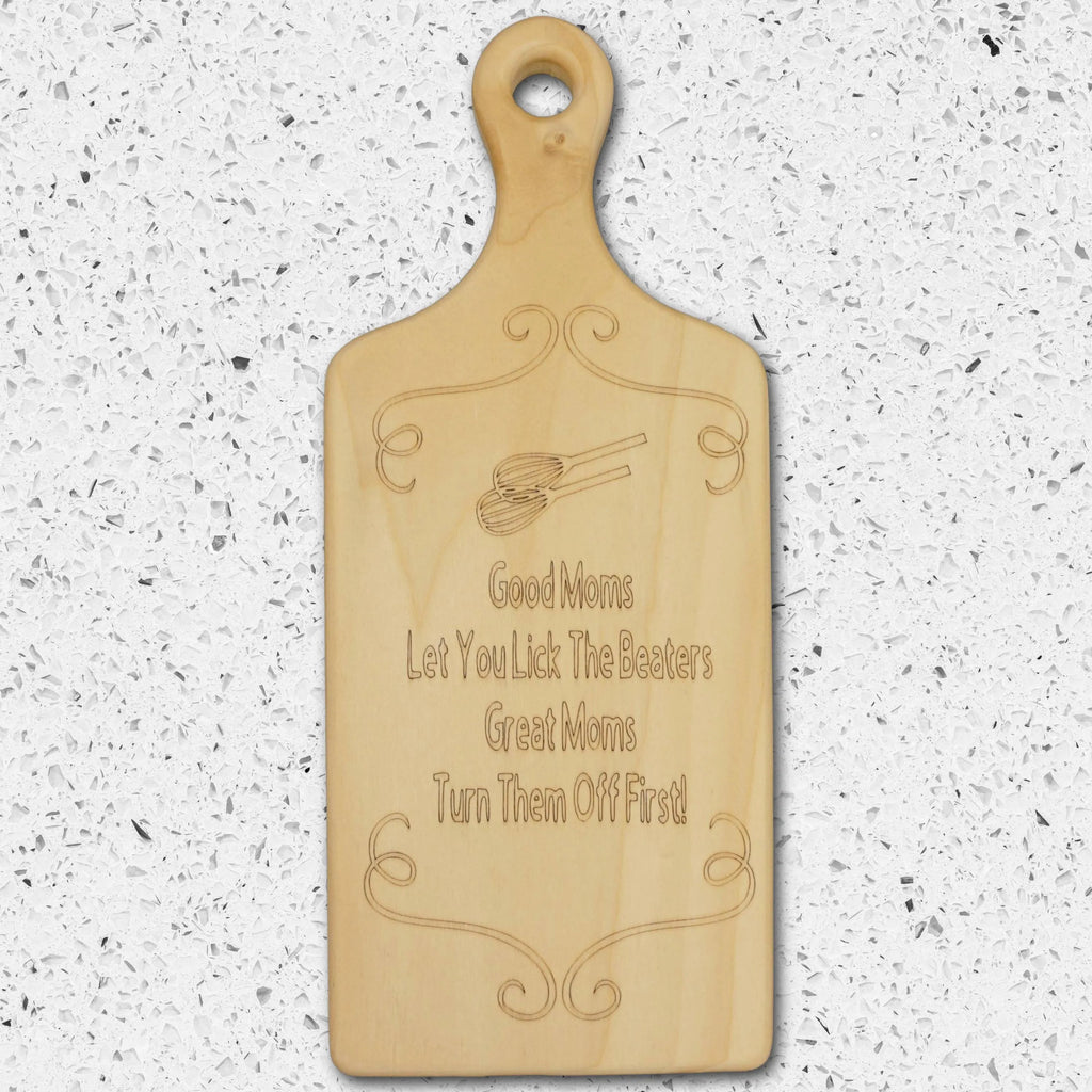 Wood Paddle Board with Custom Engraving