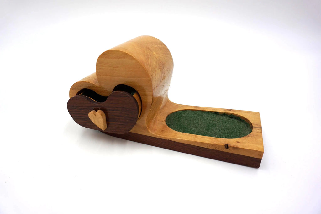 Heart Shape Wood Box with Drawer and Felt bottom