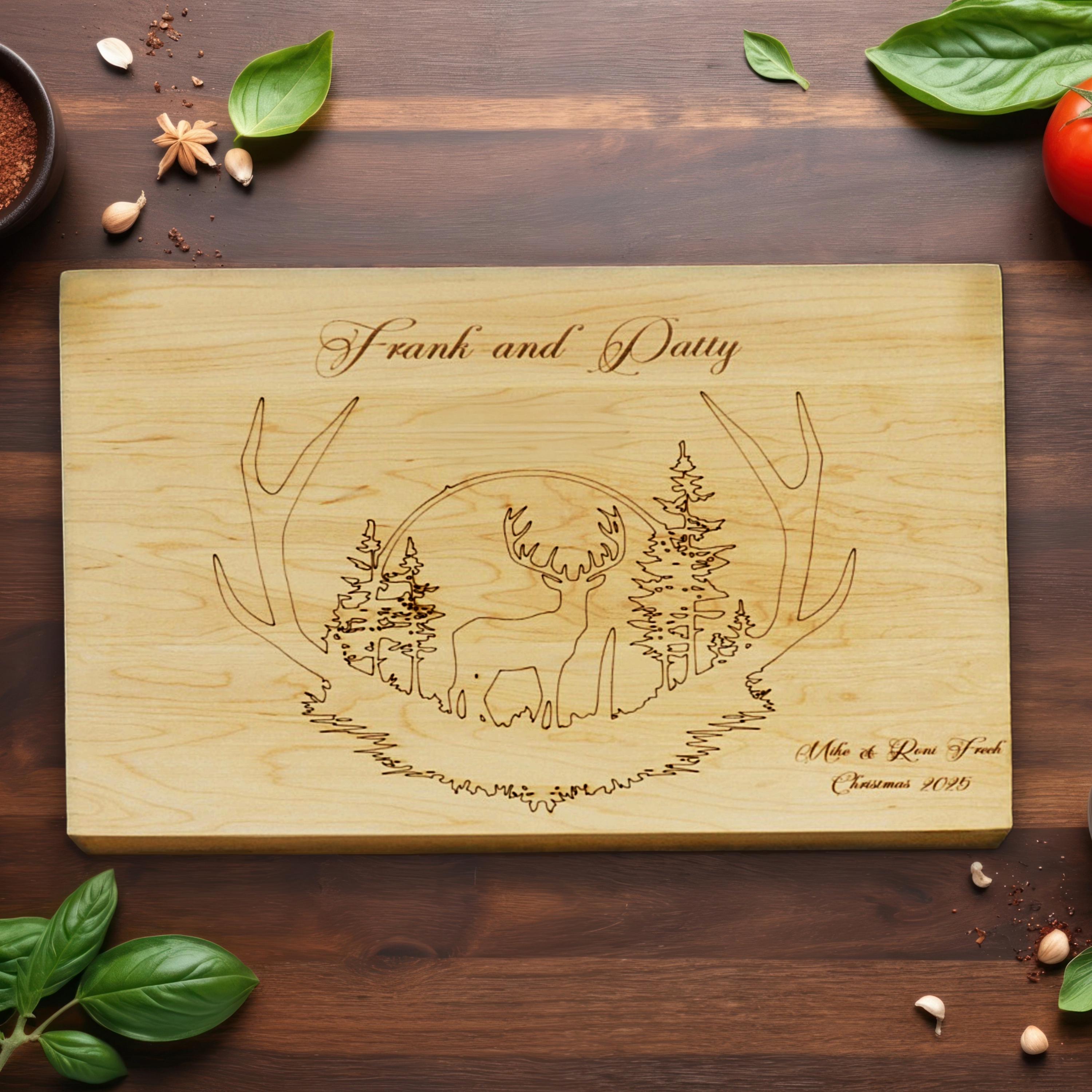 Handmade Cutting Board with Custom Engraving
