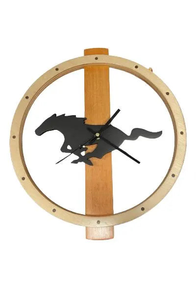 Mustang Clock Handmade