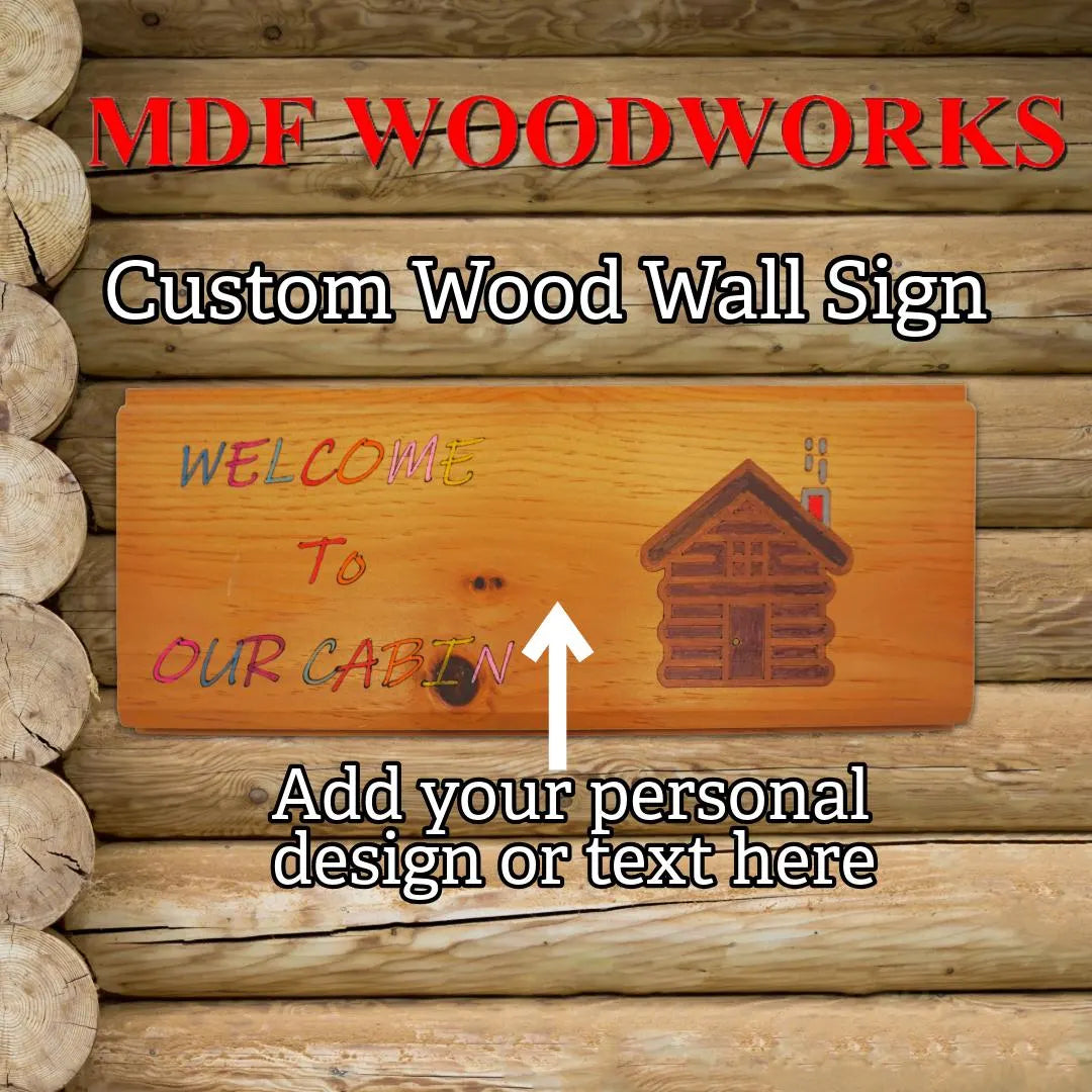 Custom Wood Sign Wall Plaque