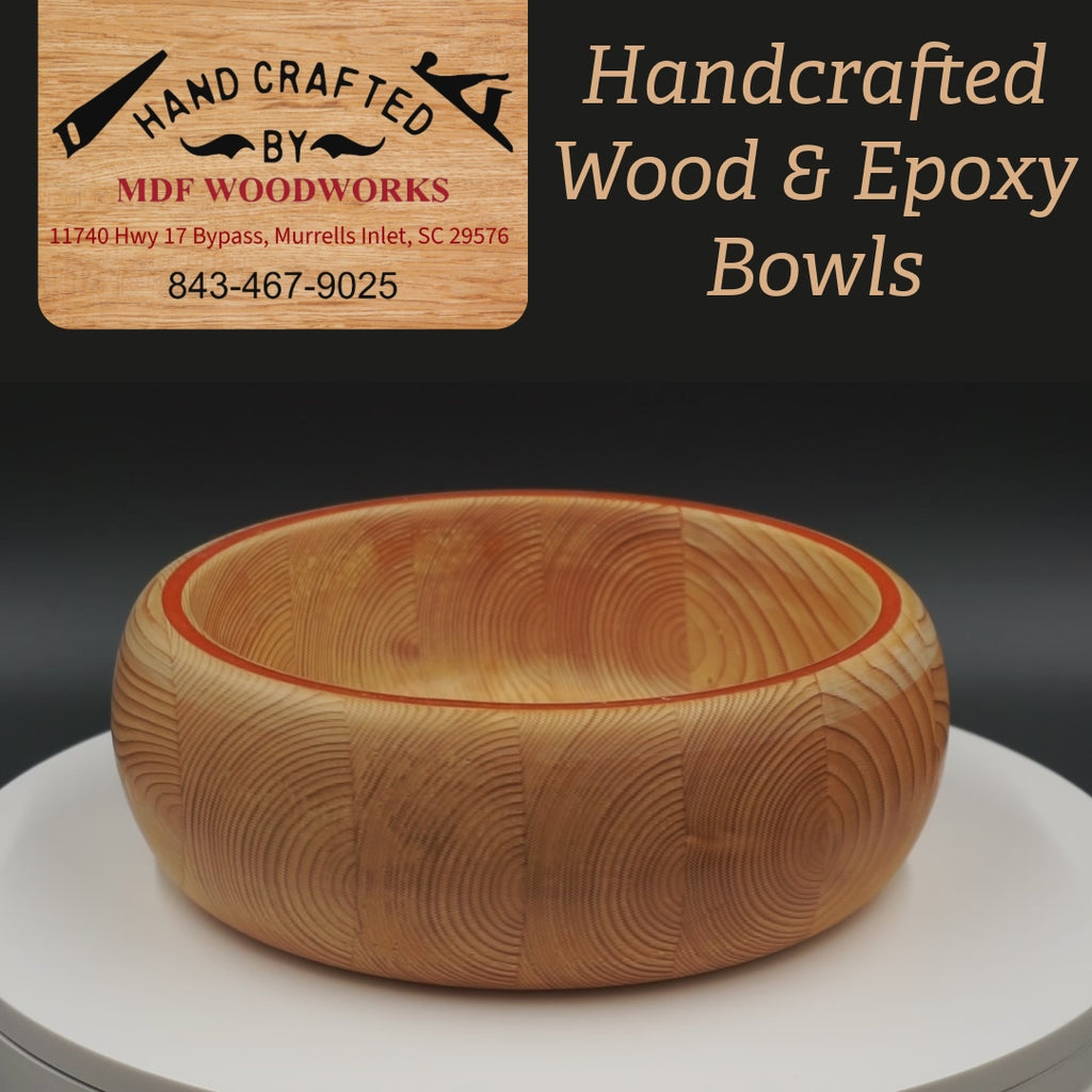 Wood and Epoxy Bowl